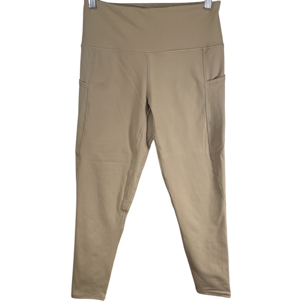 Willit Exercise Leggings Women's Size Small Tan Khaki Yoga Gym‎ Pants